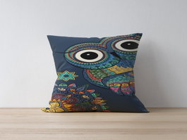 Aberto Design Funda de Cojín Multicolor 43 x 43 cm